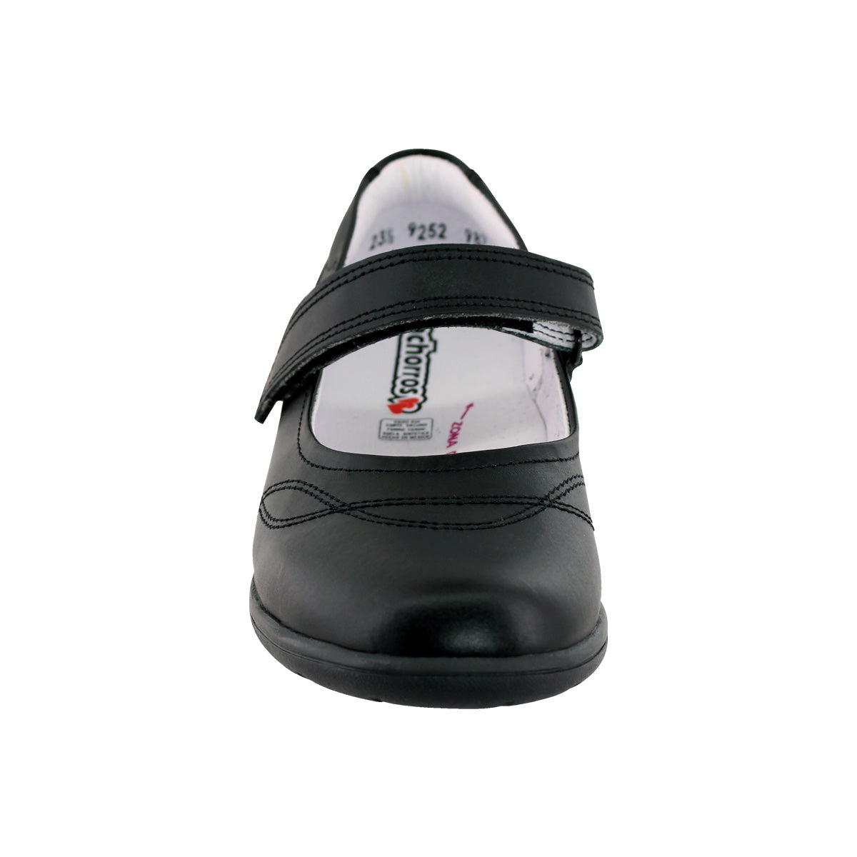 Escolar Niña 9252 Piel Negro