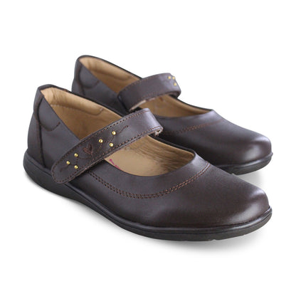 Zapato Escolar Niña 9254 Café