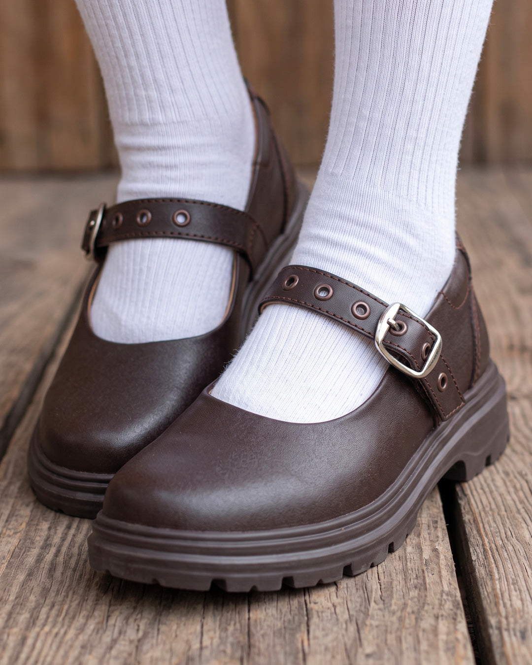 Zapato Escolar Niña 9260 Piel Café