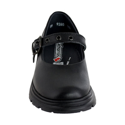Zapato Escolar Niña 9260 Piel Negro