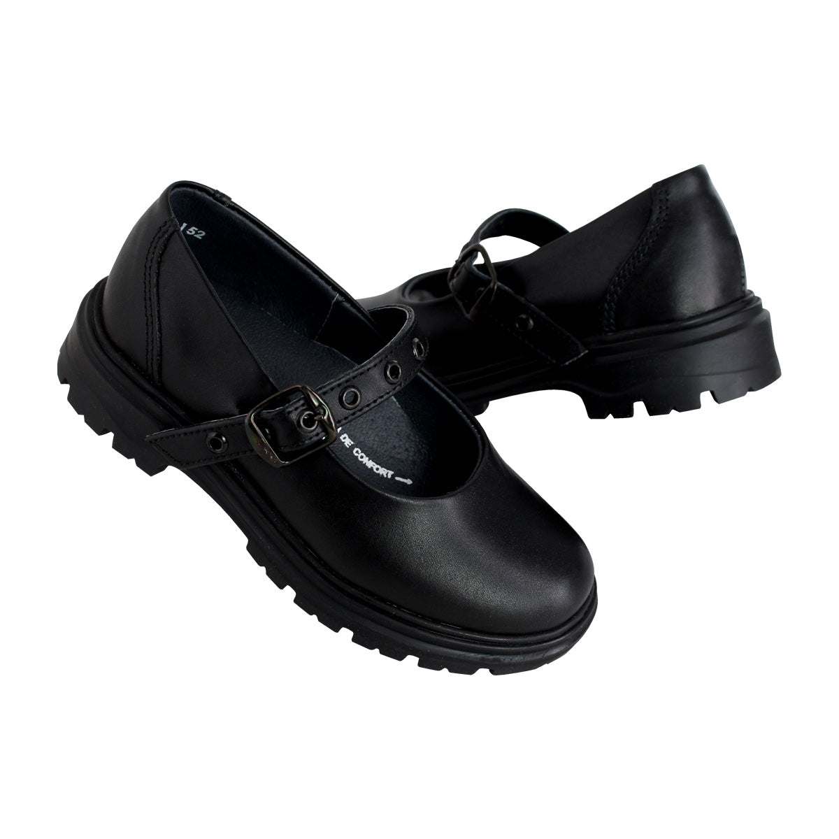 Escolar Niña 9260 Piel Negra