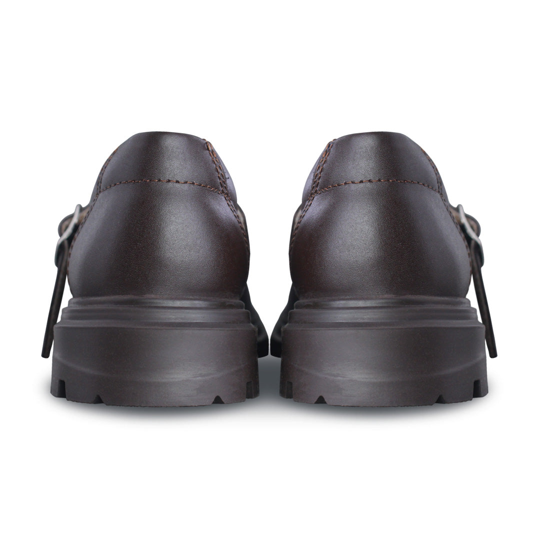 Zapato Escolar Niña 9260 Piel Café