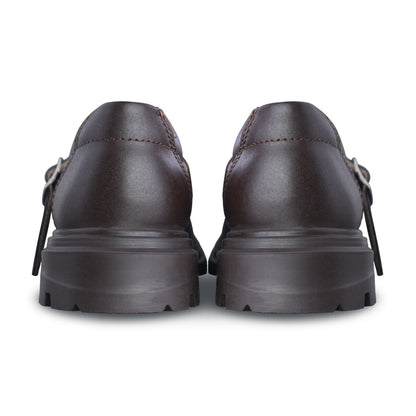 Zapato Escolar Niña 9260 Piel Café
