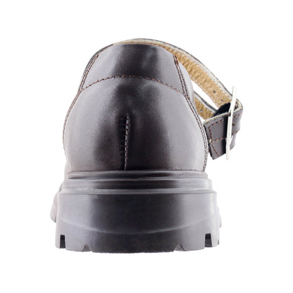 Zapato Escolar Niña 9280 Piel Café