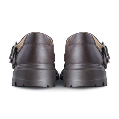 Zapato Escolar Niña 9280 Piel Café
