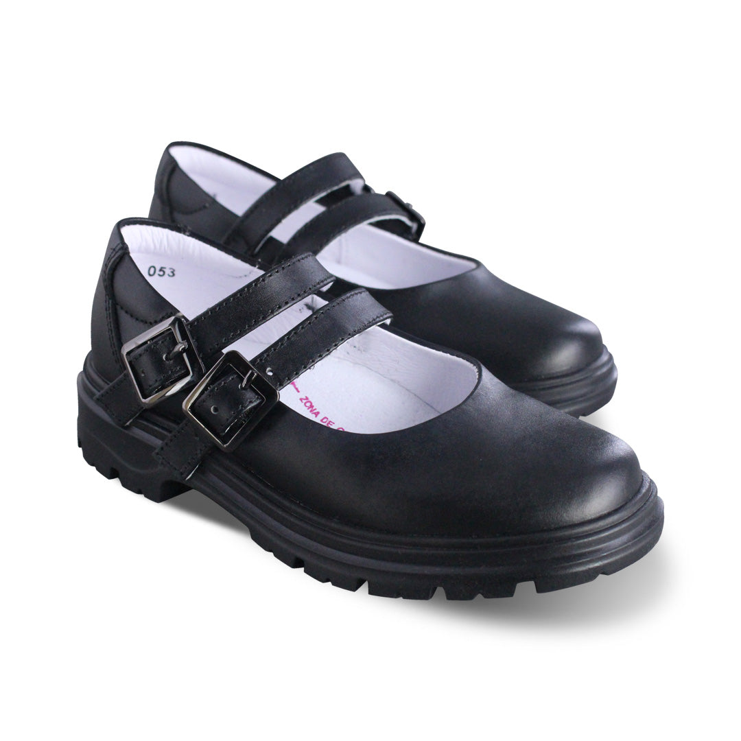 Zapato Escolar Niña 9280 Piel Negro
