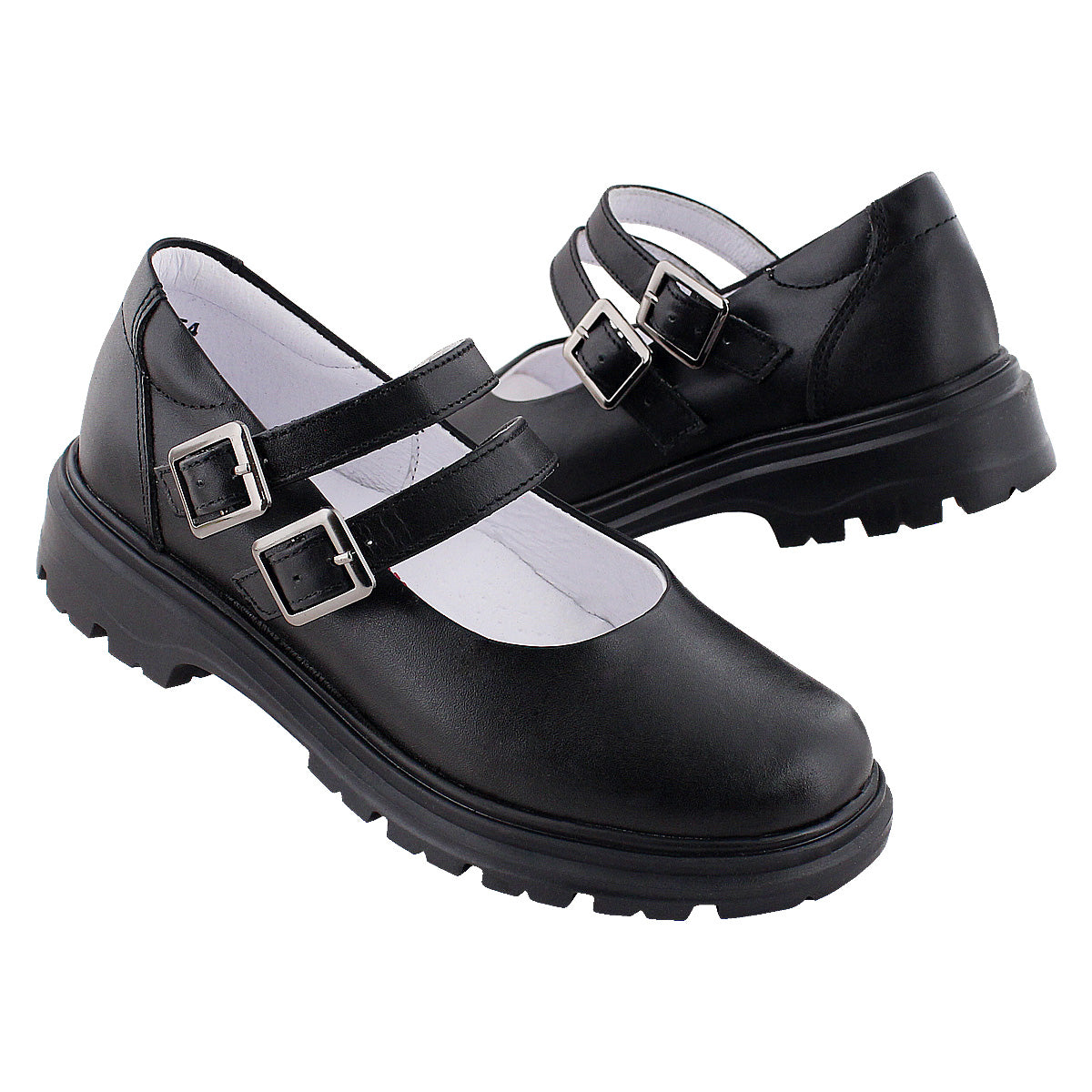 Escolar Niña 9280 Piel Negra