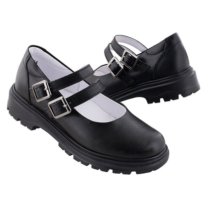 Zapato Escolar Niña 9280 Piel Negro