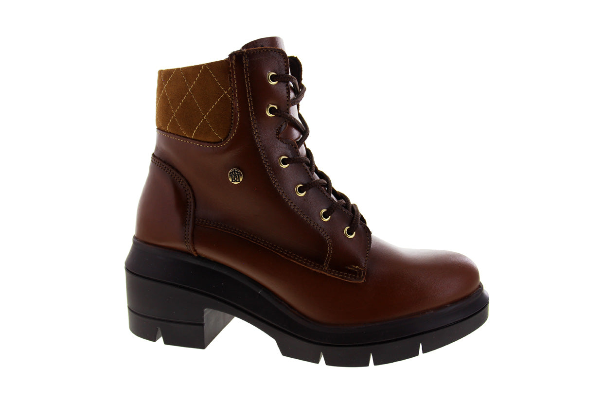 Bota Mujer 81302 Davina Piel Café