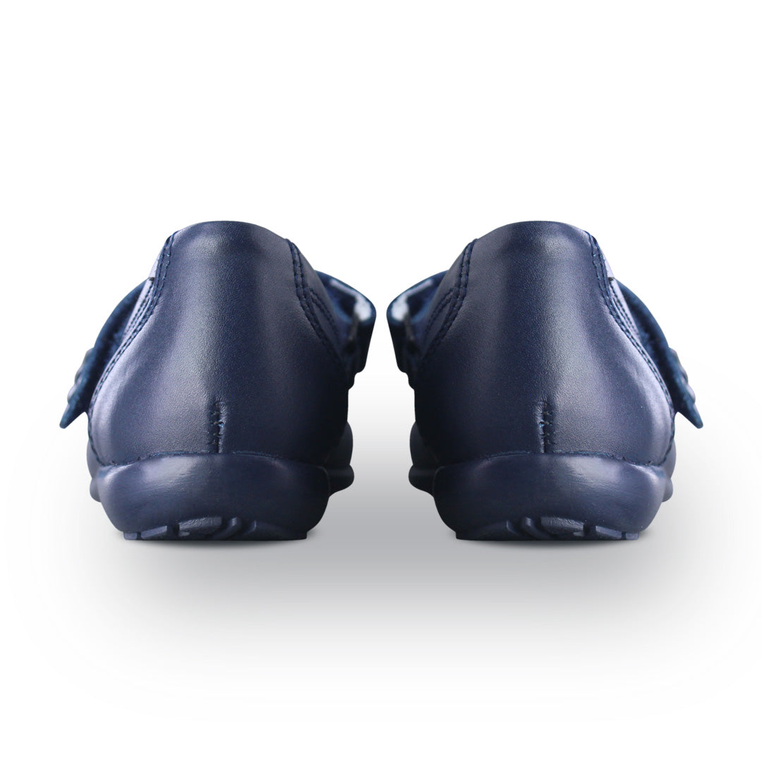 Ivonne 9320 Zapato Escolar Piel Marino, vista 2