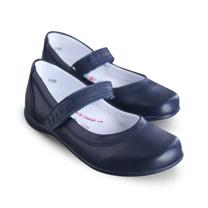 Ivonne 9320 Zapato Escolar Piel Marino, vista 4