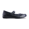 Calzado Escolar Niña 9322 Piel Negro con Velcro