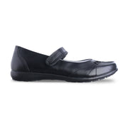 Calzado Escolar Niña 9322 Piel Negro con Velcro