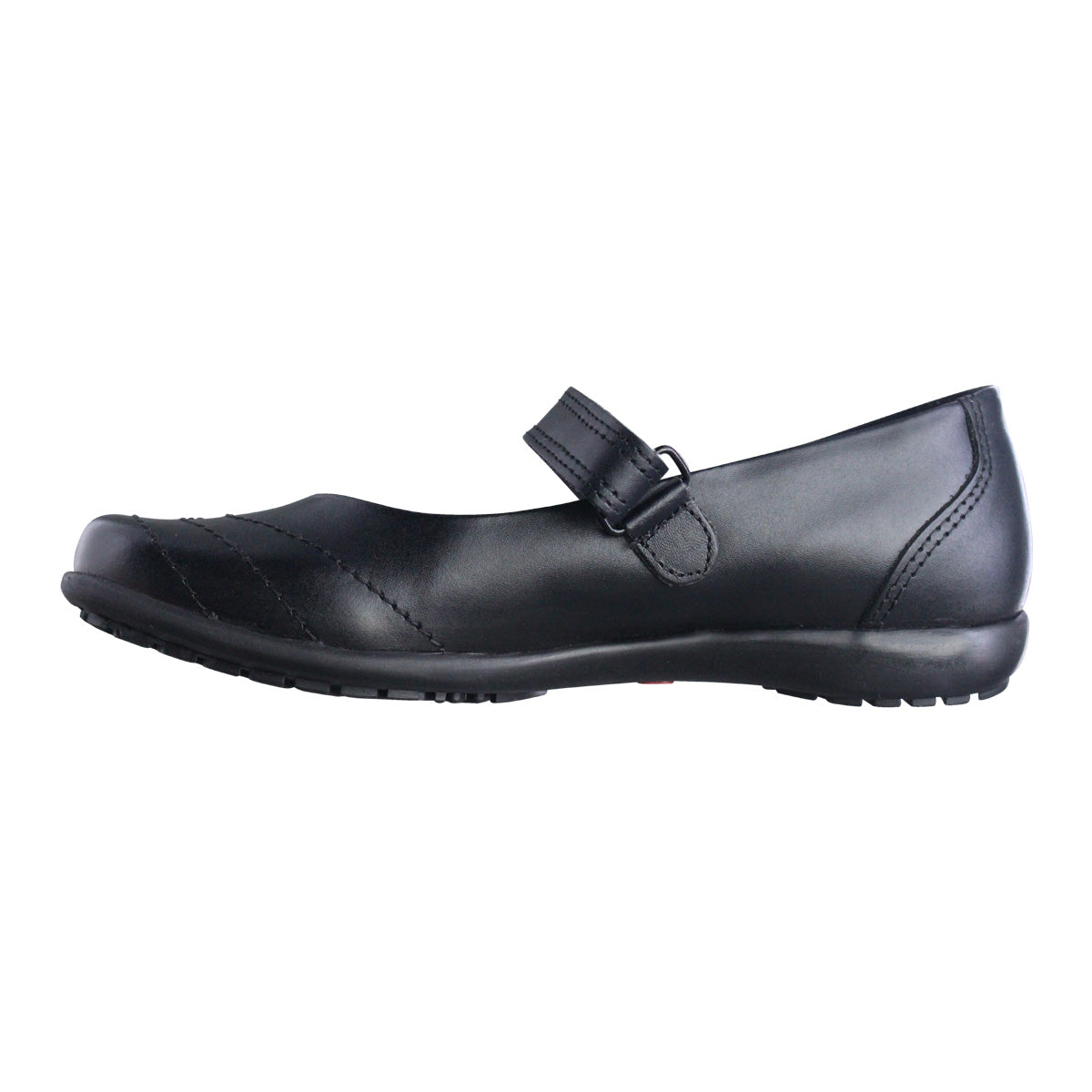 Calzado Escolar Niña 9322 Piel Negro con Velcro