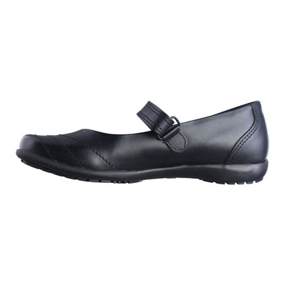 Calzado Escolar Niña 9322 Piel Negro con Velcro