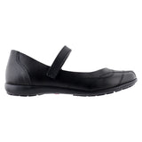 Zapato escolar niña 9371 piel negro