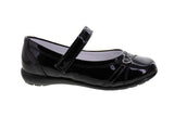 Zapato escolar niña 9376 piel charol negro