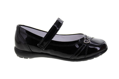 Zapato Escolar Niña 9376 Piel charol Negro