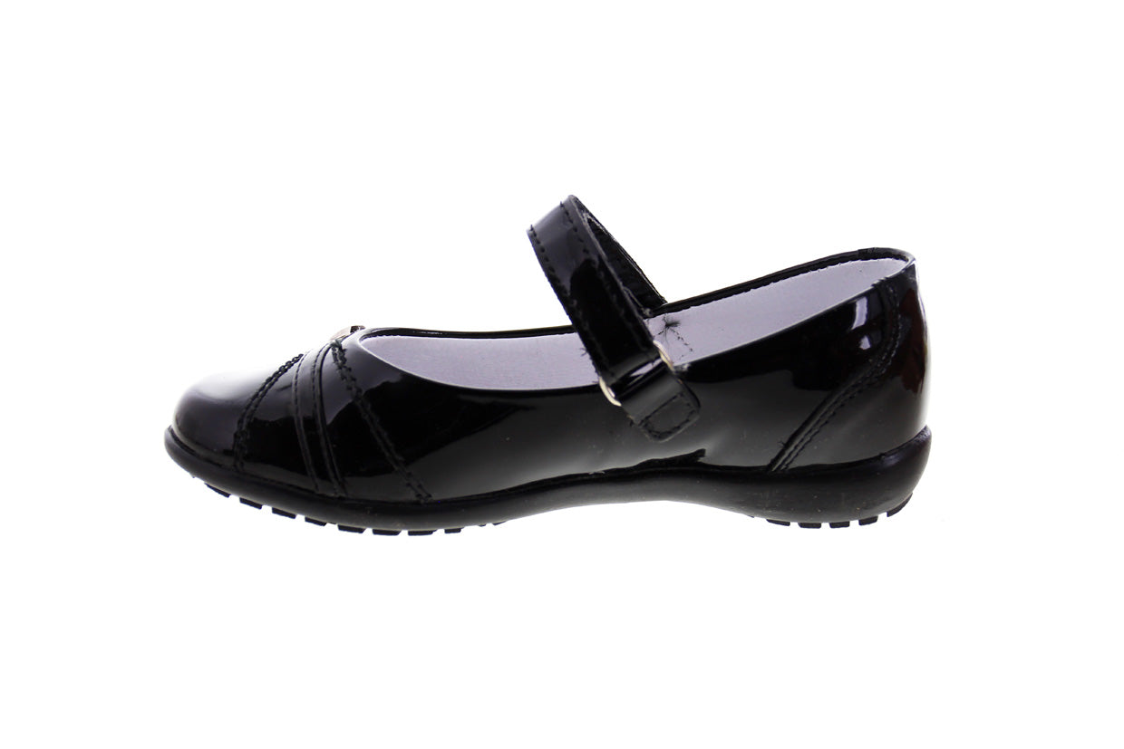 Zapato Escolar Niña 9376 Piel charol Negro