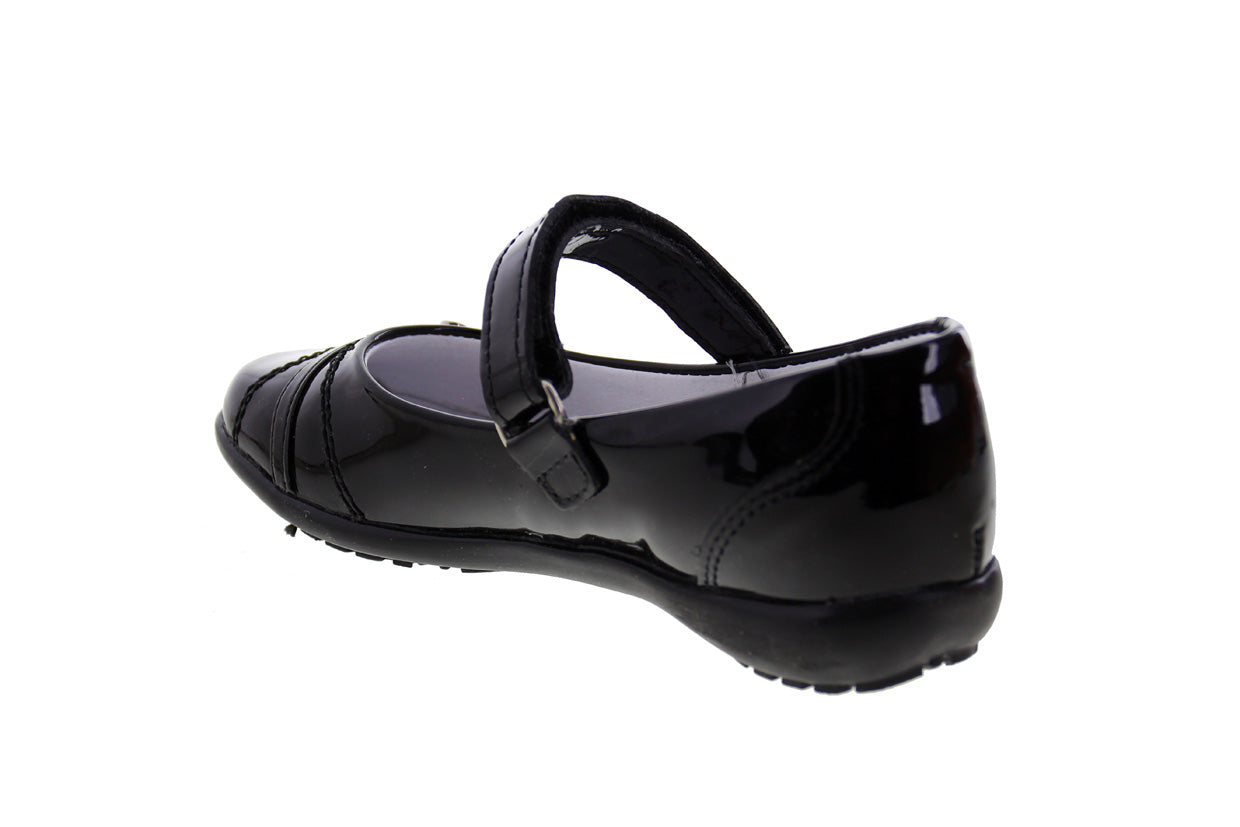 Zapato Escolar Niña 9376 Piel charol Negro