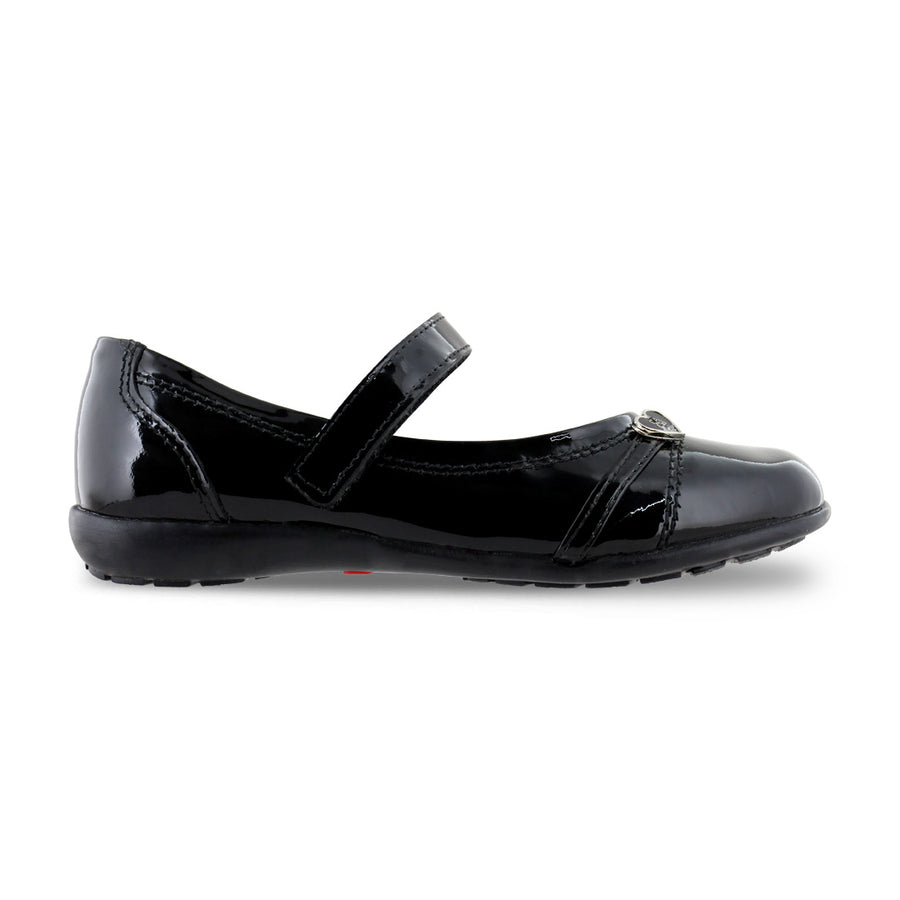 Zapato Escolar Niña 9376 Piel charol Negro