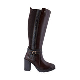 Bota alta dama 95020 davina piel brandy (café)