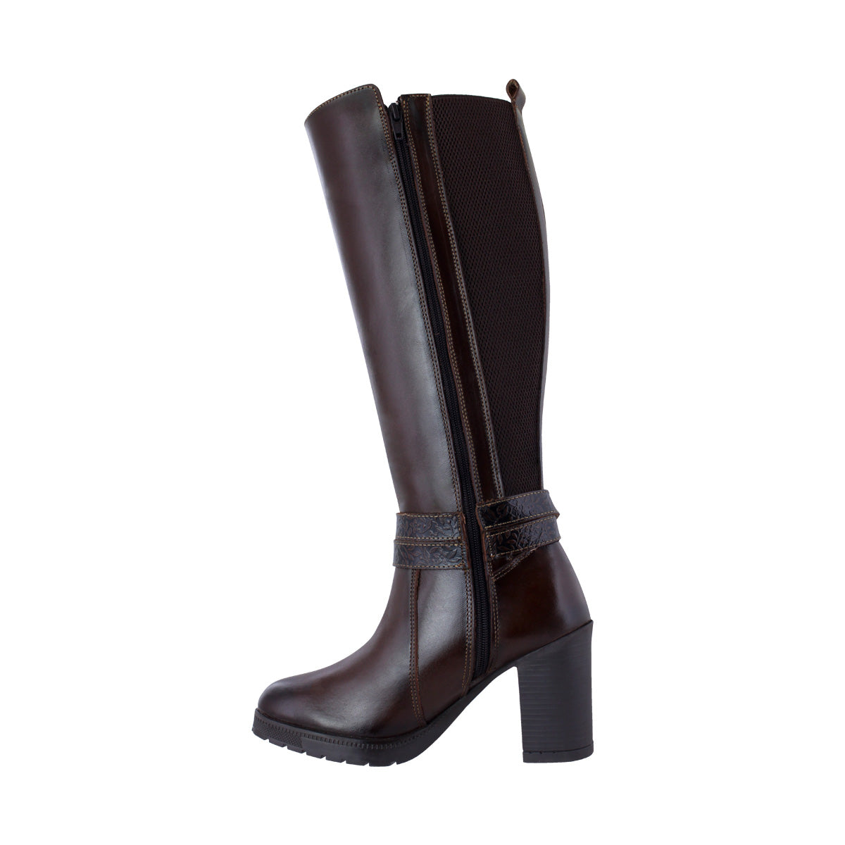 Bota Alta Dama 95020 Davina Piel Brandy (Café)