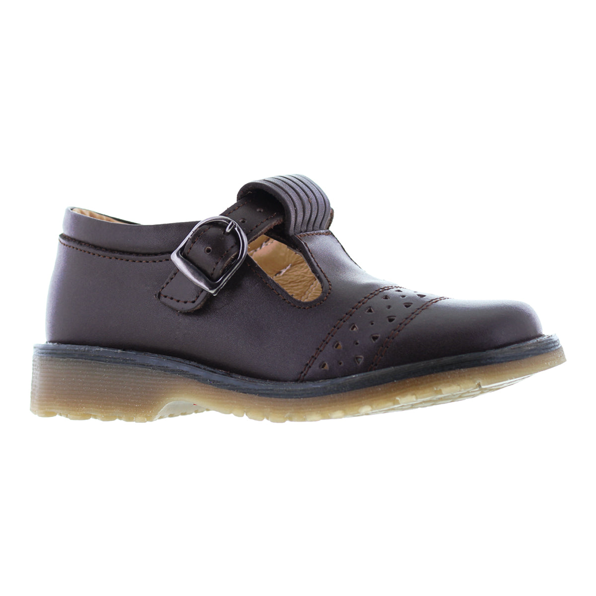 Zapato Escolar Niña 9532 Piel Café