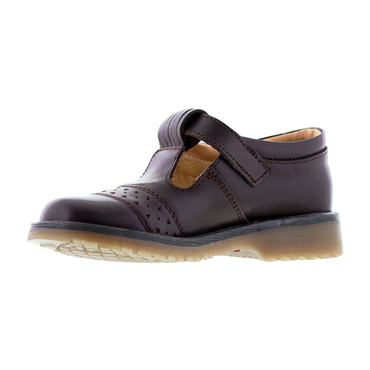Zapato Escolar Niña 9532 Piel Café