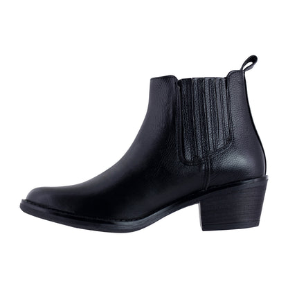 Botín Vaquero Mujer 96000 Davina Piel Negro