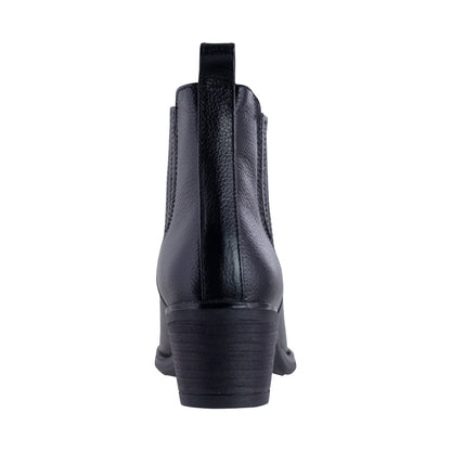 Botín Vaquero Mujer 96000 Davina Piel Negro