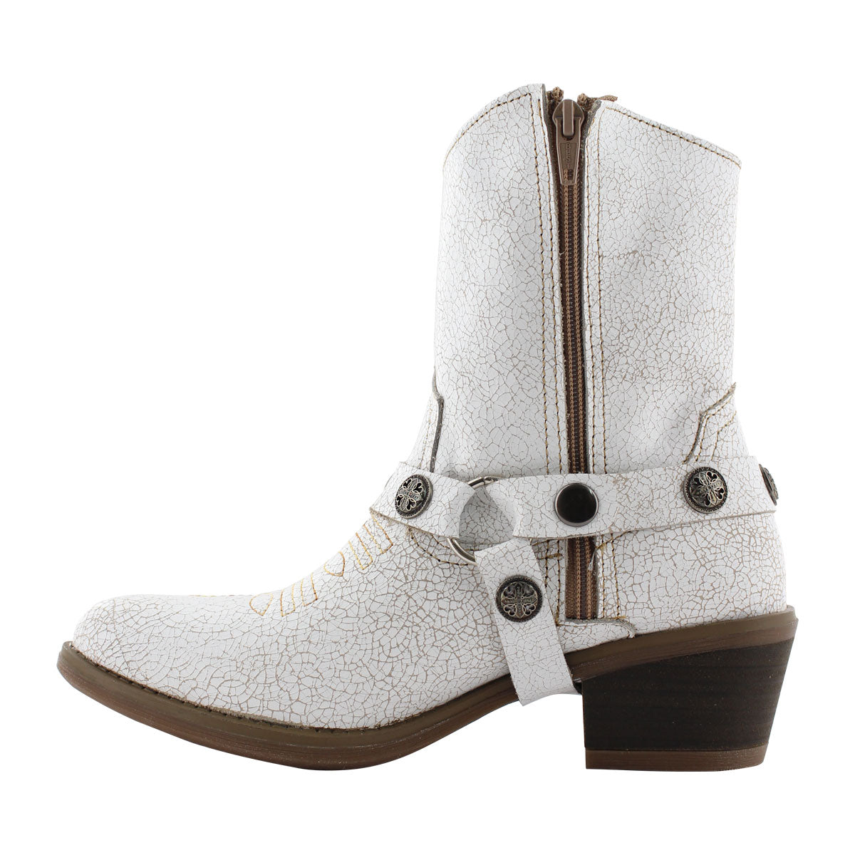 Botín Vaquero Mujer 96115 Davina Piel Late