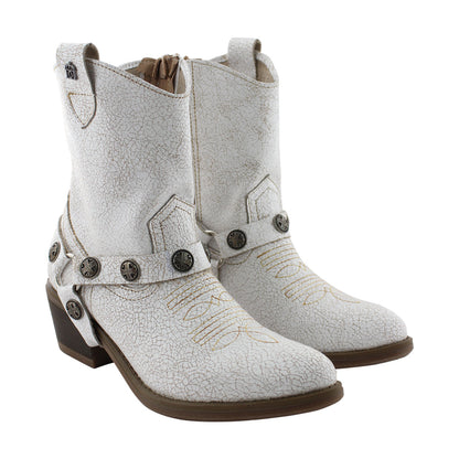 Botín Vaquero Mujer 96115 Davina Piel Late