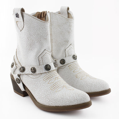 Botín Vaquero Mujer 96115 Davina Piel Late