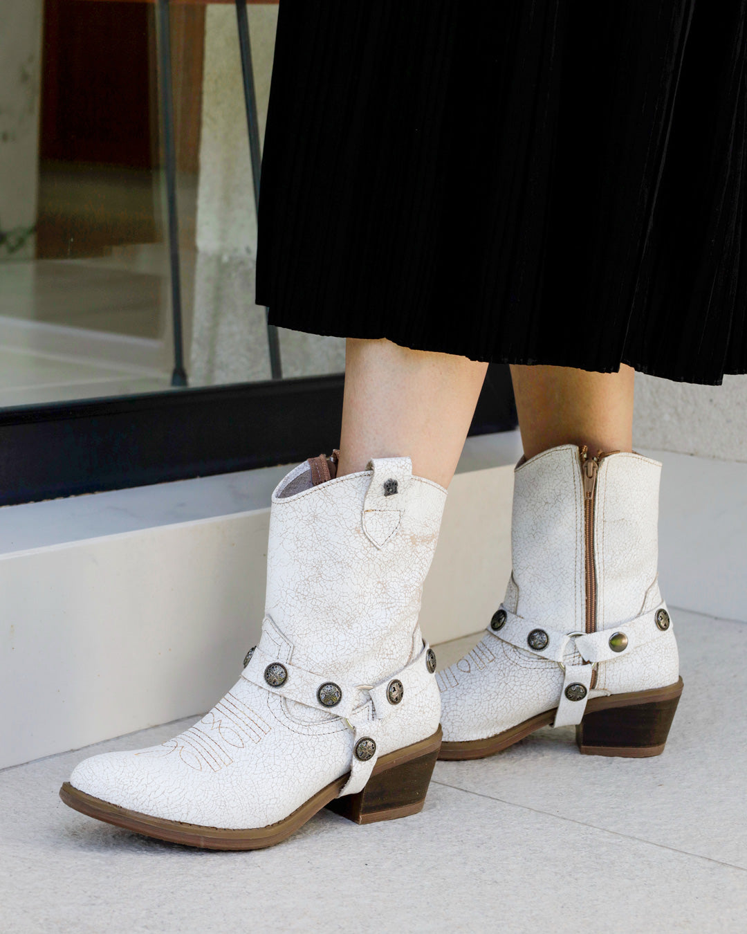 Bota Vaquera 96115 Davina Piel Late