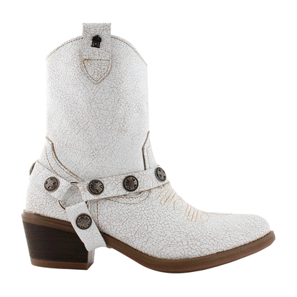 Botín Vaquero Mujer 96115 Davina Piel Late
