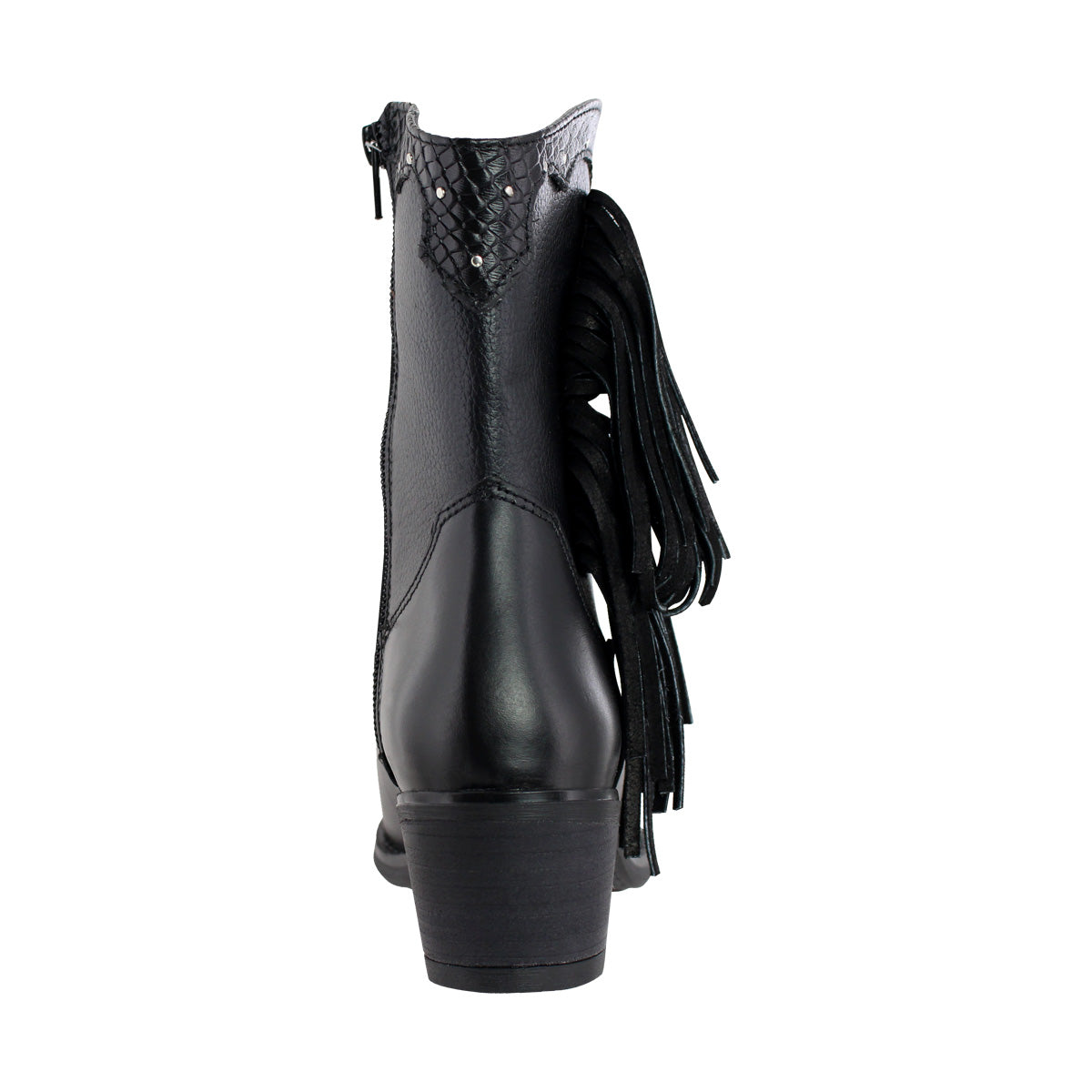 Botín Vaquero Mujer 96121 Davina Negro