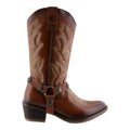 Bota Vaquera Mediana Mujer 96390 Piel Davina Café