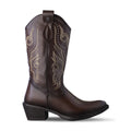 Bota Vaquera Mediana Mujer 96397 Davina Piel Brandy