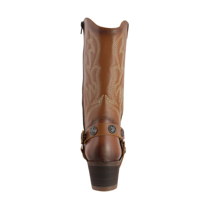 Bota Vaquera Mediana Mujer 96401 Piel Atanado Maple