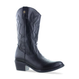 Bota vaquera mediana mujer 96405 davina piel negro