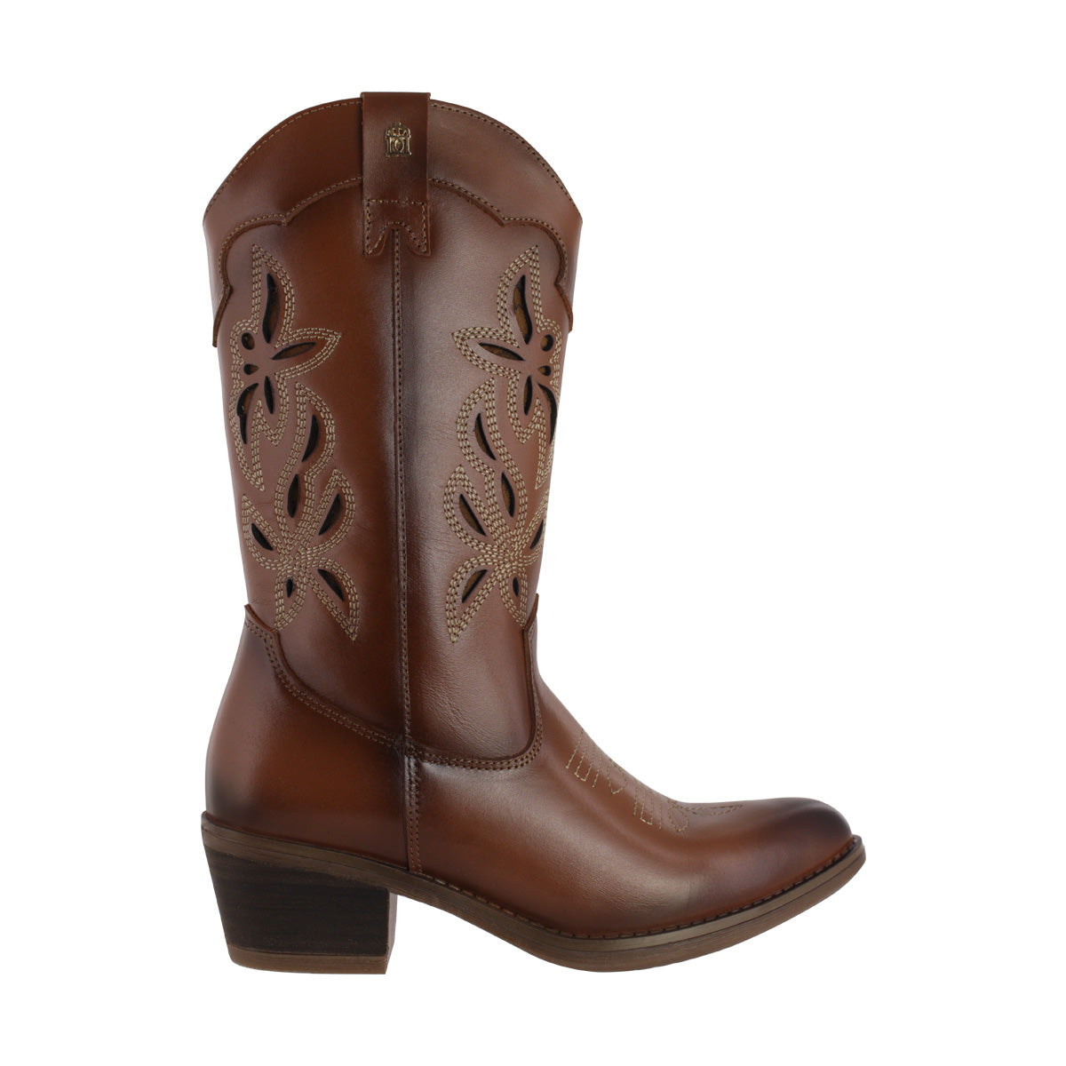 Bota Vaquera Dama 96408 Piel Davina Maple