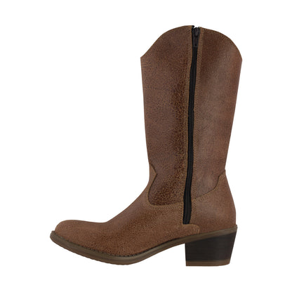 Bota Vaquera Mediana Mujer 96410 Piel Antico Shedron