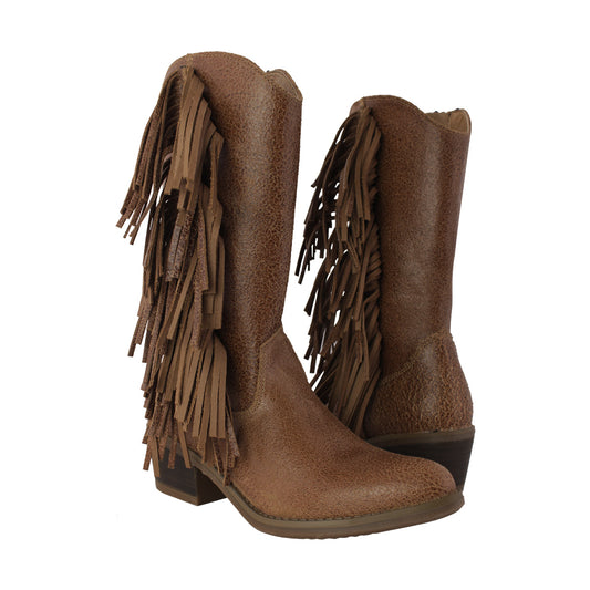 Bota Vaquera Mediana Mujer 96410 Piel Antico Shedron