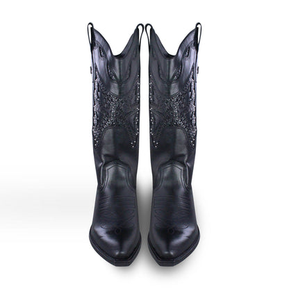 Bota Vaquera Mediana Mujer 96450 Negro