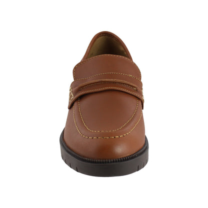 Mocasín 9650 Davina Piel Maple