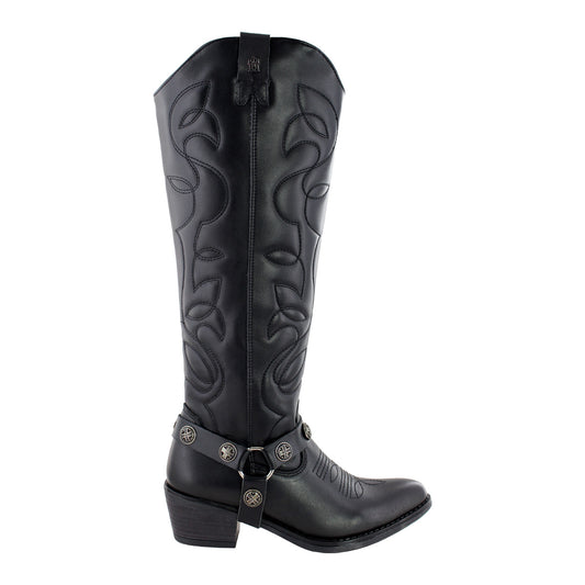 Bota Dama Vaquera 96501 Davina Piel Negra