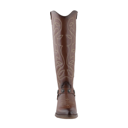 Bota Vaquera Alta Mujer 96503 Piel Davina Shedrón