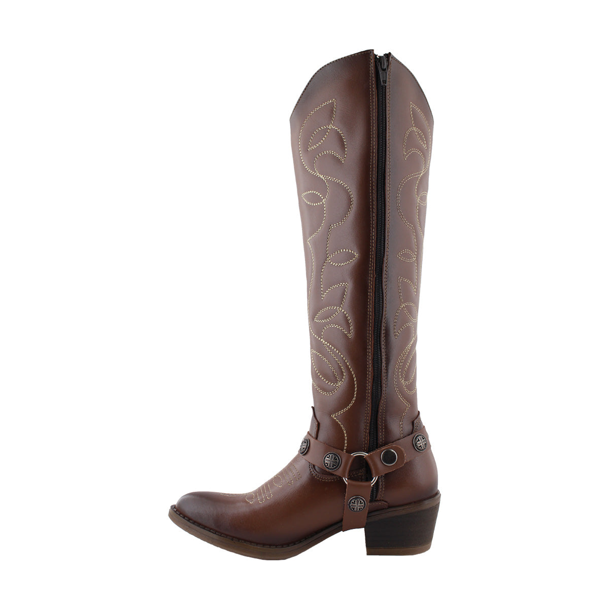 Bota Vaquera Alta Mujer 96503 Piel Davina Shedrón