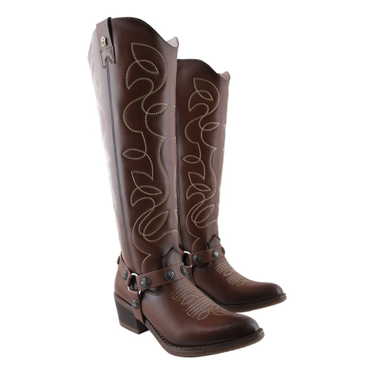 Bota Vaquera Alta Mujer 96503 Piel Davina Shedrón